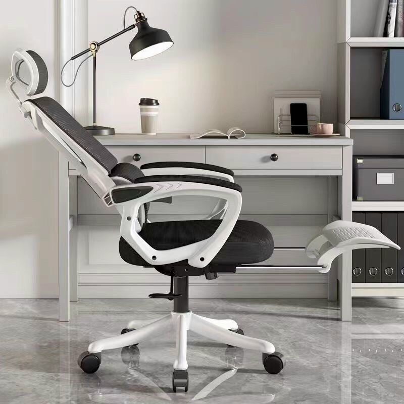 Ghế Công Thái Học Cao Cấp TMS08 Trắng (Điều chỉnh ngã lưng góc 135 độ)