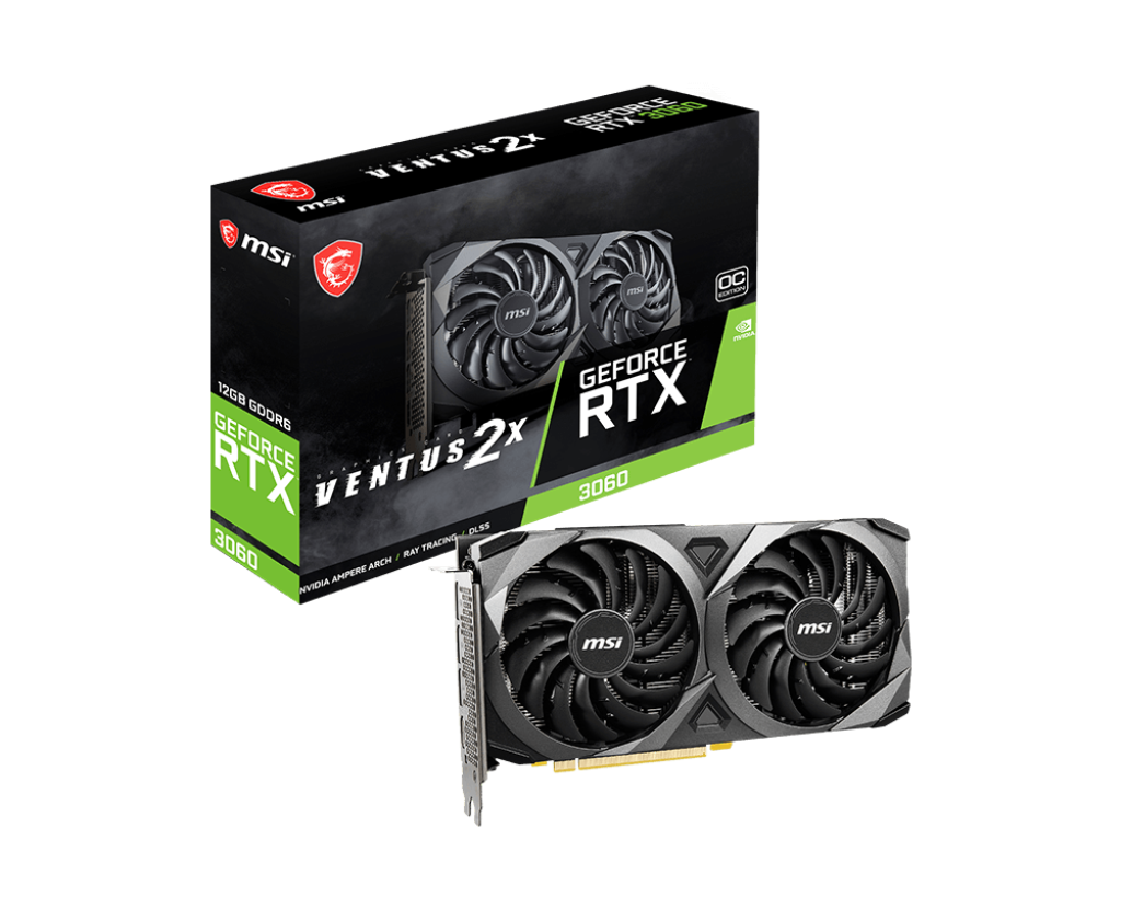 VGA MSI GEFORCE RTX 3060 VENTUS 2X OC 12G V2